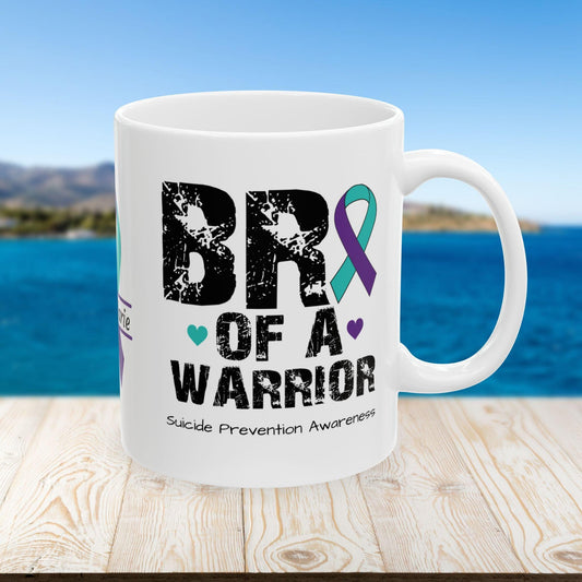 Celebrate Resilience with Our Suicide Prevention Awareness & Proud Family Member of a Warrior Mug