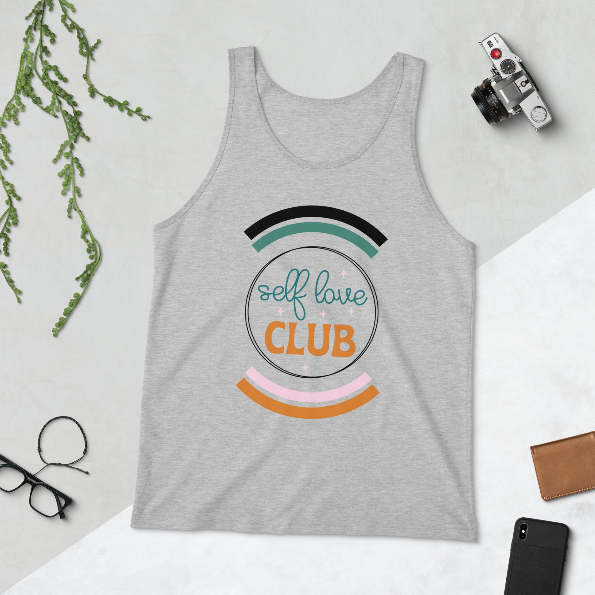 Self Love Club Retro Unisex Jersey Tank