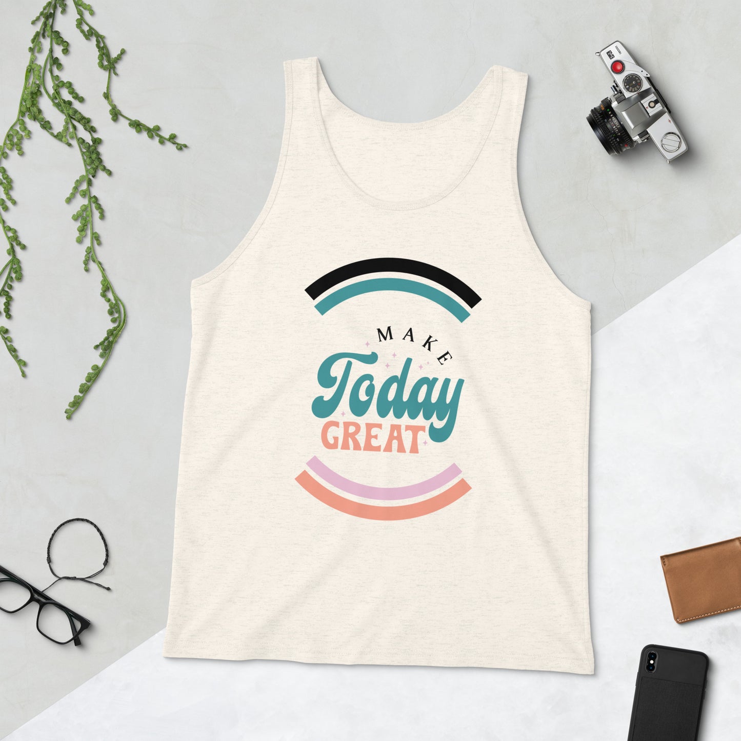 Make Today Great Retro Unisex Jersey Tank