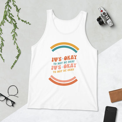 It's Okay To Not Be Okay Retro Unisex Jersey Tank