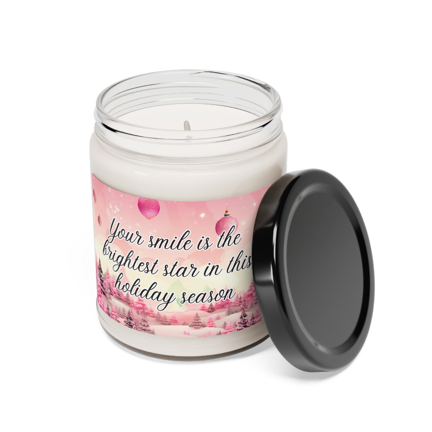 Your smile is the brightest star in this holiday season - Scented Christmas Candle