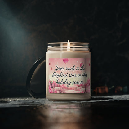 Your smile is the brightest star in this holiday season - Scented Christmas Candle