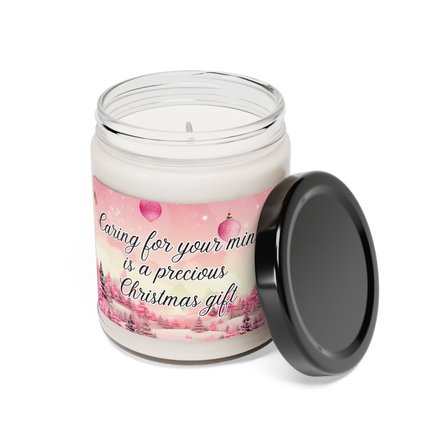 Caring for your mind is a precious Christmas gift - Scented Christmas Candle