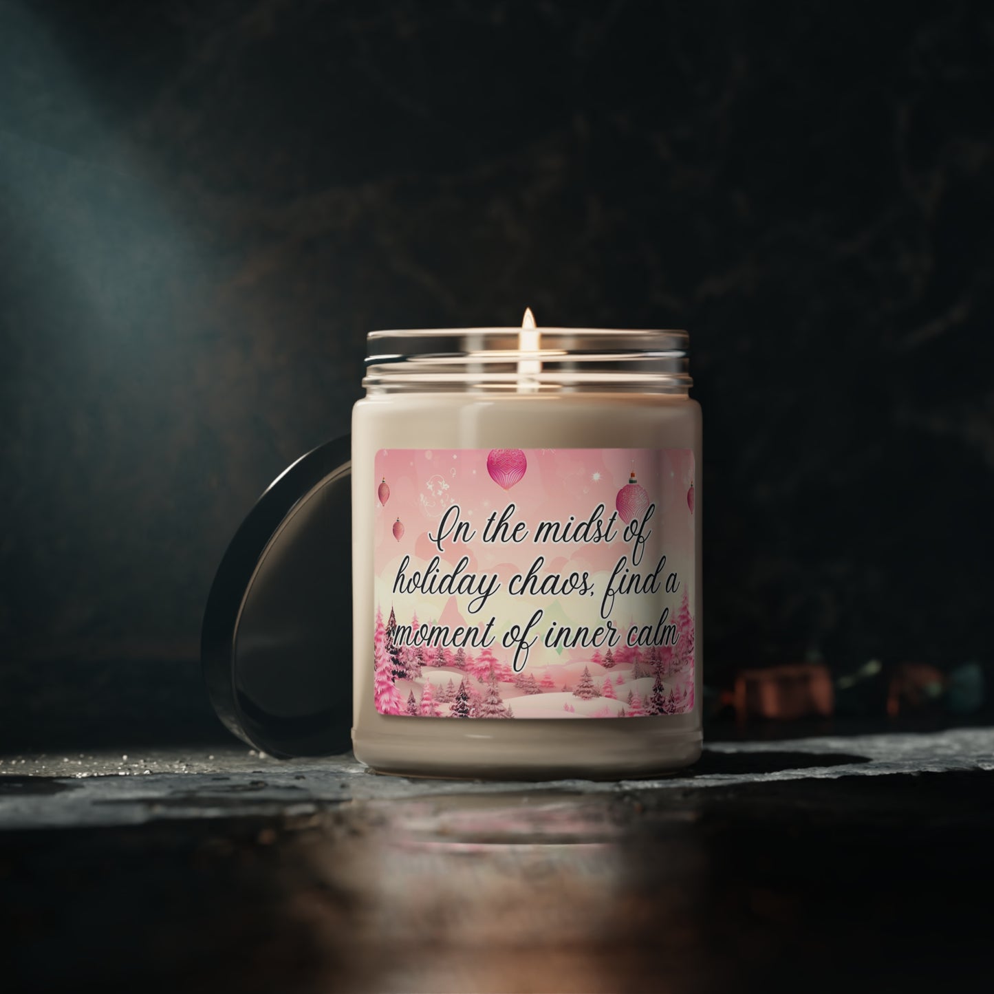 In the midst of holiday chaos, find a moment of inner calm - Scented Christmas Candle