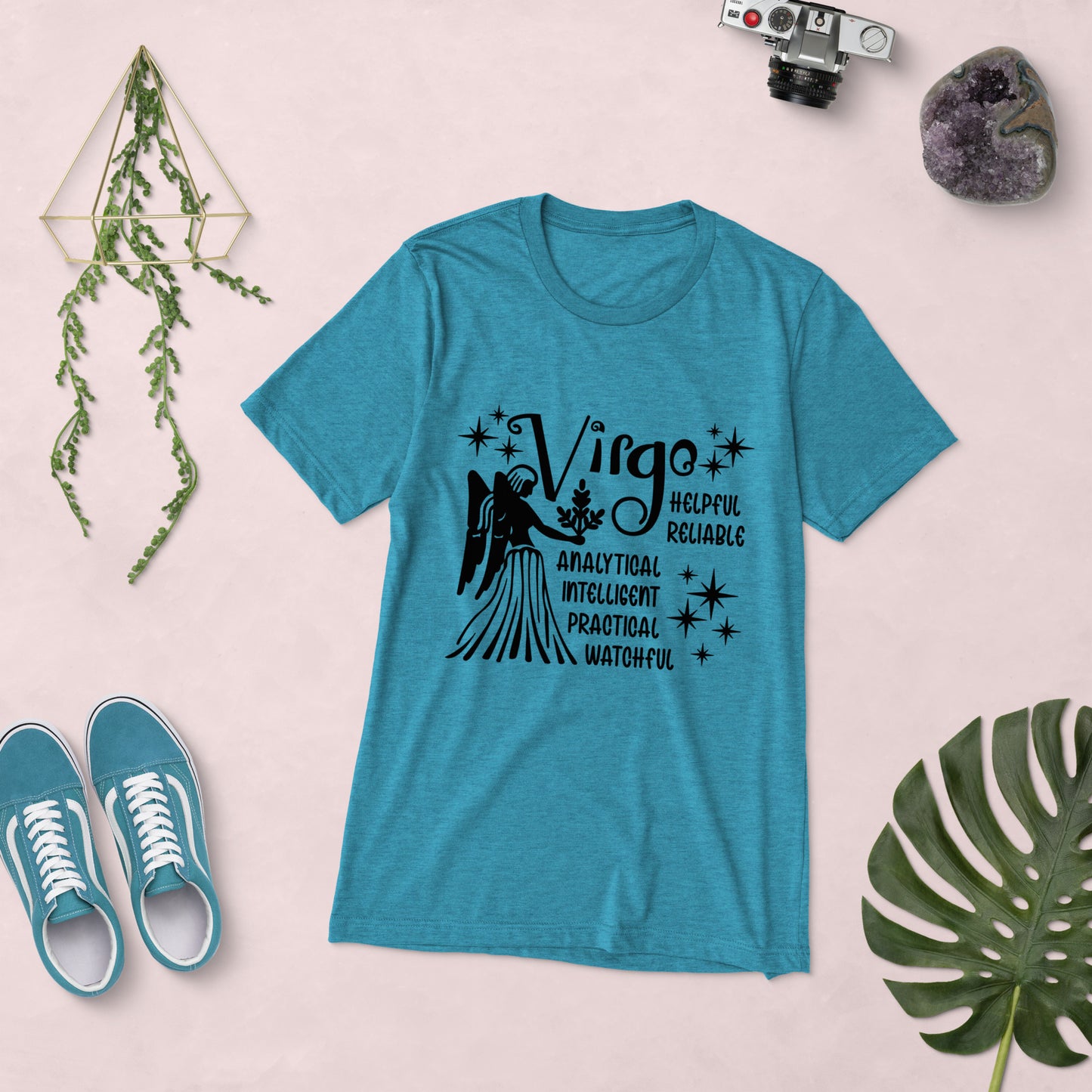 Virgo Zodiac Unisex Tri-Blend Short Sleeve T-Shirt