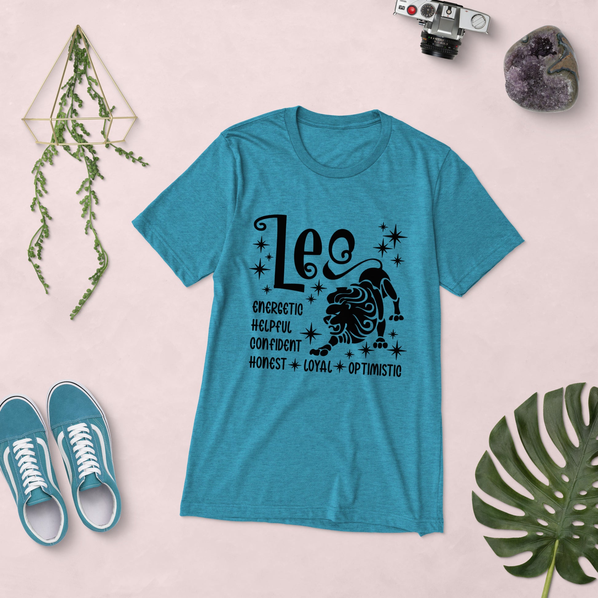 Leo Zodiac Unisex Tri-Blend Short Sleeve T-Shirt