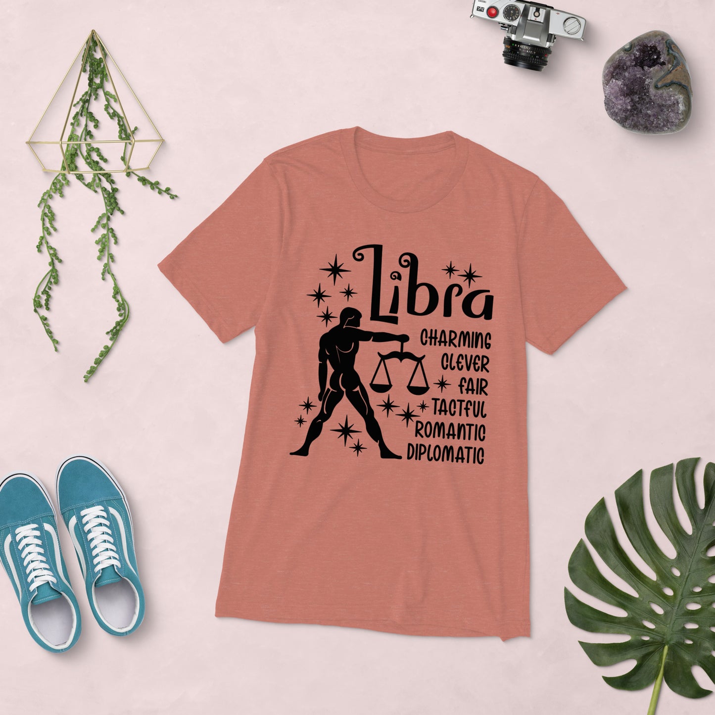 Libra Zodiac Unisex Tri-Blend Short Sleeve T-Shirt