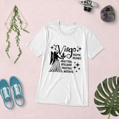 Virgo Zodiac Unisex Tri-Blend Short Sleeve T-Shirt