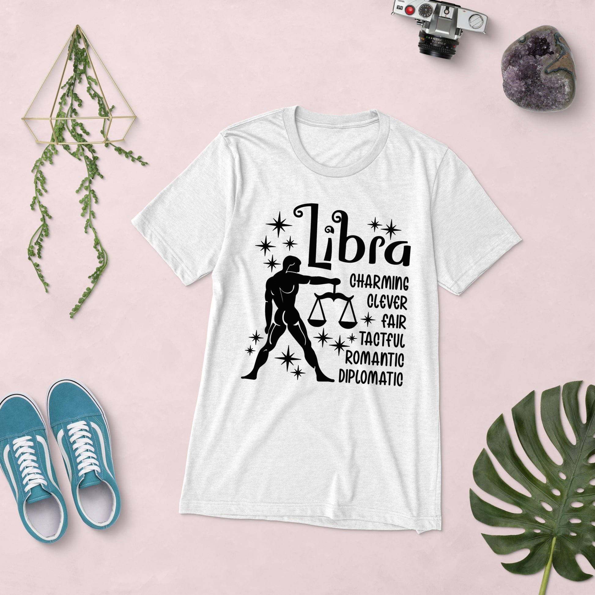 Libra Zodiac Unisex Tri-Blend Short Sleeve T-Shirt