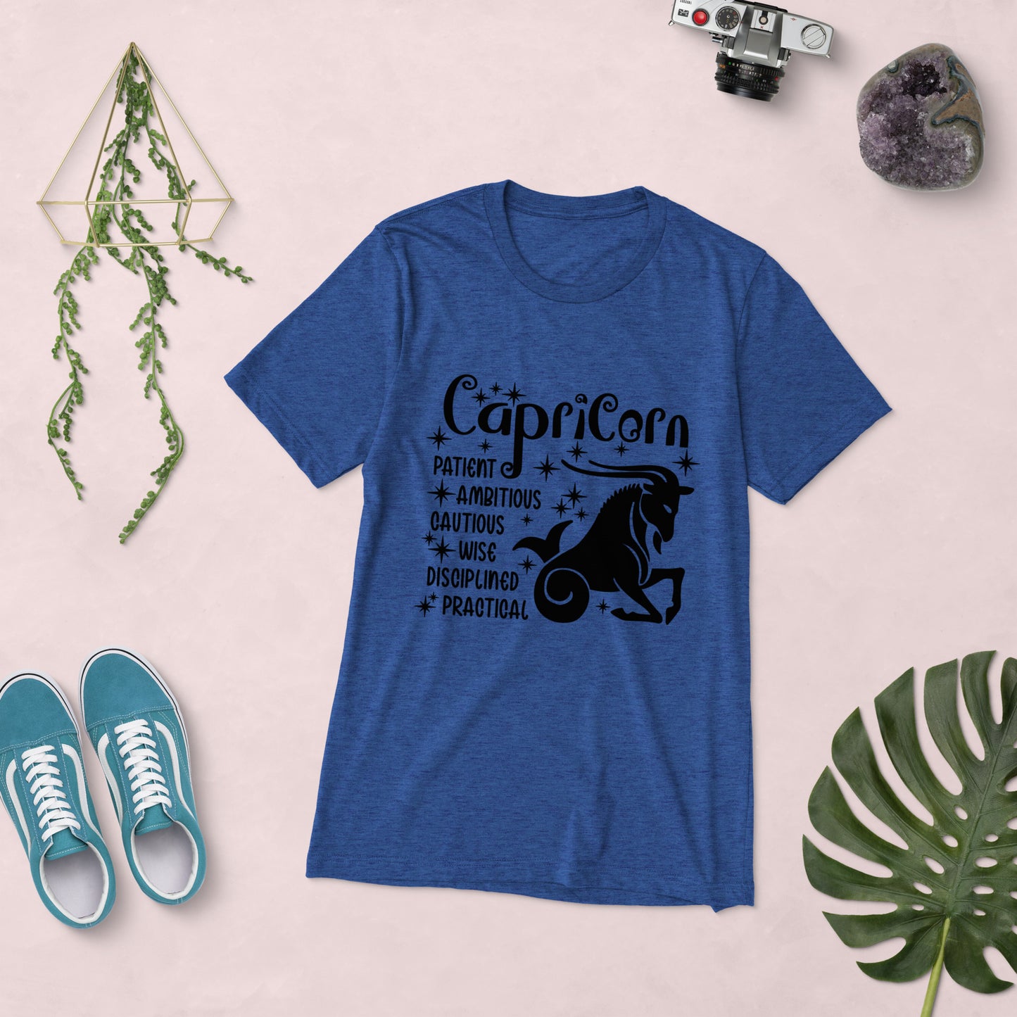 Capricorn Zodiac Unisex Tri-Blend Short Sleeve T-Shirt