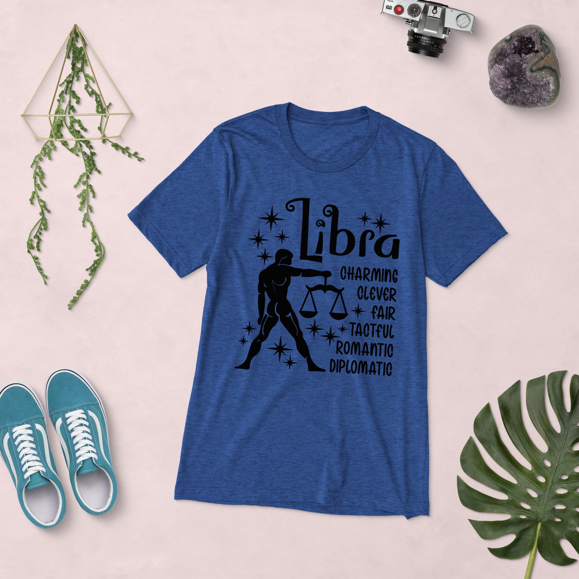 Libra Zodiac Unisex Tri-Blend Short Sleeve T-Shirt