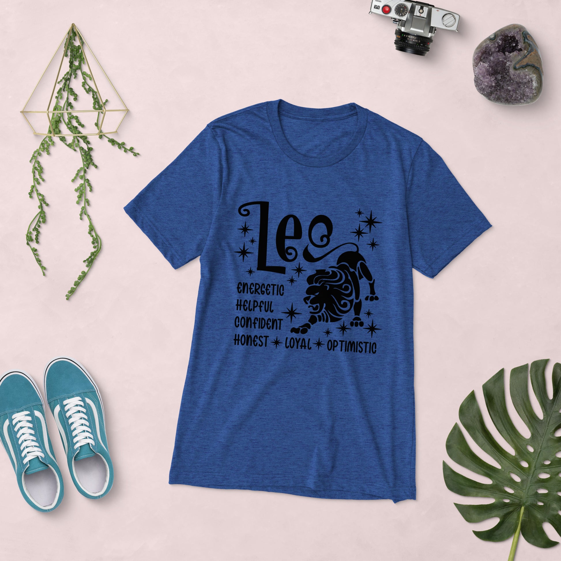 Leo Zodiac Unisex Tri-Blend Short Sleeve T-Shirt