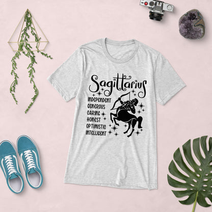 Sagittarius Zodiac Unisex Tri-Blend Short Sleeve T-Shirt