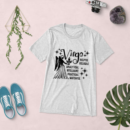 Virgo Zodiac Unisex Tri-Blend Short Sleeve T-Shirt