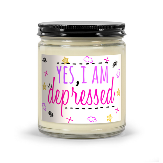 Yes, I Am Depressed - Scented Candle