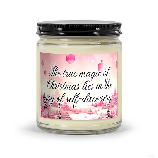 The true magic of Christmas lies in the joy of self-discovery - Scented Christmas Candle